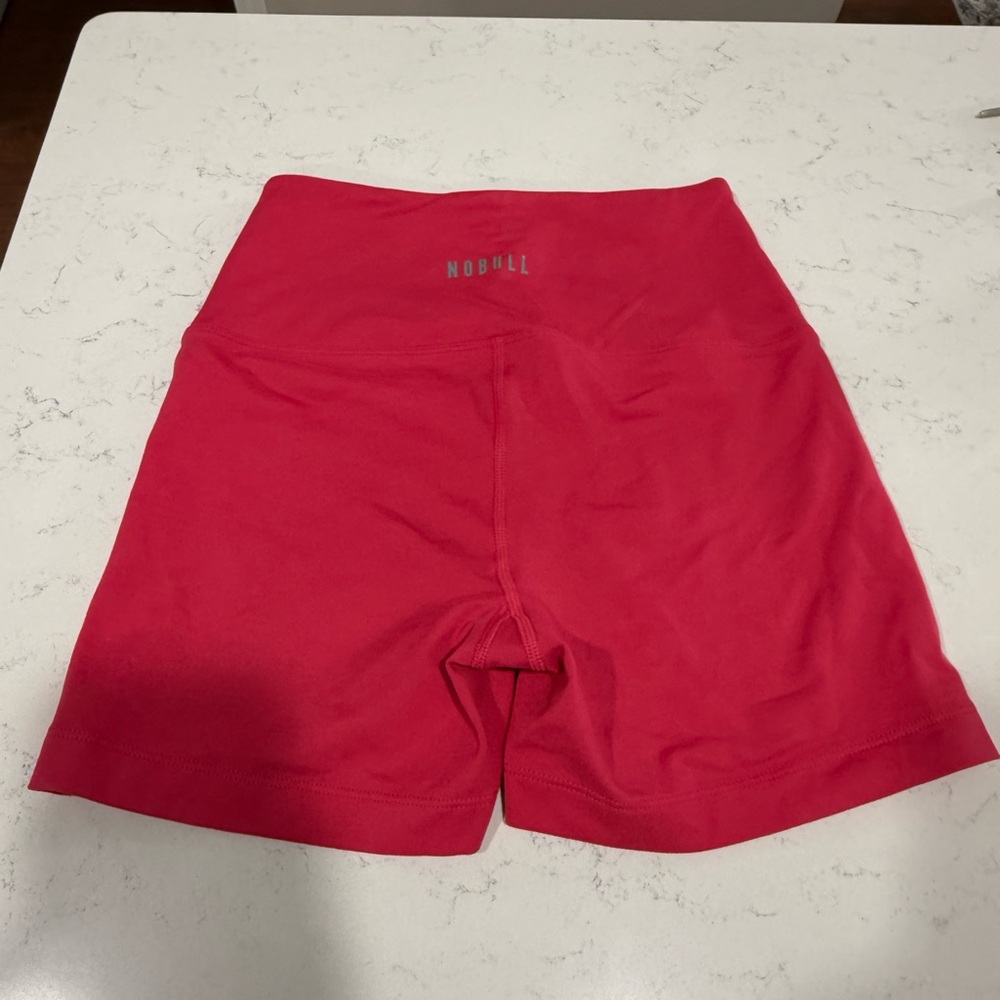 NOBULL Women's Hot Pink High-Waist Performance Shorts - NWOT